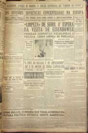 Página do jornal Correio do Ceará de novembro de 1952