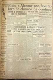 Página do jornal Correio do Ceará de novembro de 1952