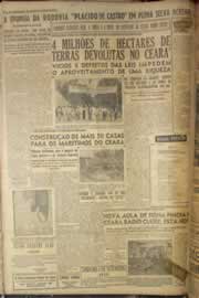 Página do jornal Correio do Ceará de novembro de 1952