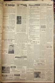 Página do jornal Correio do Ceará de dezembro de 1952