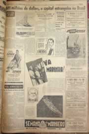 Página do jornal Correio do Ceará de dezembro de 1952