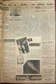 Página do jornal Correio do Ceará de dezembro de 1952