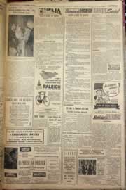 Página do jornal Correio do Ceará de dezembro de 1952