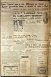 Página do jornal Correio do Ceará de dezembro de 1952