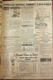 Página do jornal Correio do Ceará de dezembro de 1952