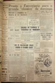 Página do jornal Correio do Ceará de dezembro de 1952