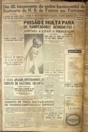 Página do jornal Correio do Ceará de dezembro de 1952