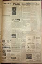 Página do jornal Correio do Ceará de dezembro de 1952