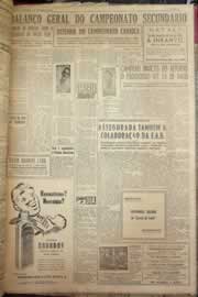 Página do jornal Correio do Ceará de dezembro de 1952