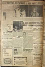 Página do jornal Correio do Ceará de dezembro de 1952