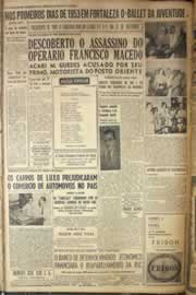 Página do jornal Correio do Ceará de dezembro de 1952