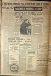 Página do jornal Correio do Ceará de dezembro de 1952