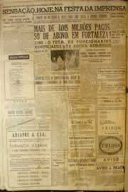 Página do jornal Correio do Ceará de dezembro de 1952