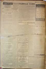 Página do jornal Correio do Ceará de janeiro de 1953