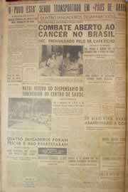 Página do jornal Correio do Ceará de janeiro de 1953