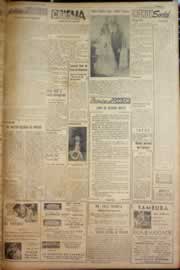 Página do jornal Correio do Ceará de janeiro de 1953