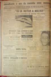 Página do jornal Correio do Ceará de janeiro de 1953