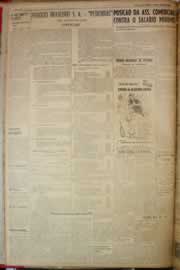 Página do jornal Correio do Ceará de janeiro de 1953