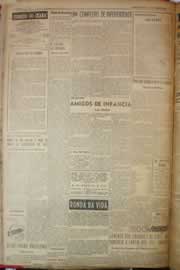 Página do jornal Correio do Ceará de janeiro de 1953