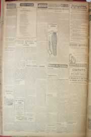 Página do jornal Correio do Ceará de janeiro de 1953