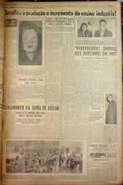 Página do jornal Correio do Ceará de janeiro de 1953