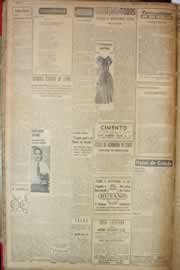 Página do jornal Correio do Ceará de janeiro de 1953