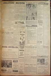 Página do jornal Correio do Ceará de janeiro de 1953