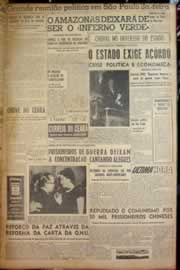 Página do jornal Correio do Ceará de janeiro de 1953