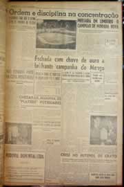 Página do jornal Correio do Ceará de janeiro de 1953