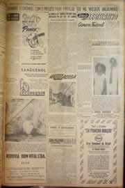 Página do jornal Correio do Ceará de janeiro de 1953