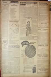 Página do jornal Correio do Ceará de janeiro de 1953