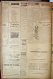 Página do jornal Correio do Ceará de janeiro de 1953