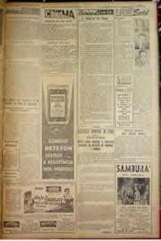 Página do jornal Correio do Ceará de janeiro de 1953