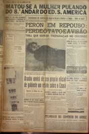 Página do jornal Correio do Ceará de fevereiro de 1953