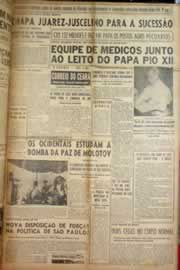 Página do jornal Correio do Ceará de fevereiro de 1953