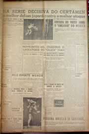 Página do jornal Correio do Ceará de fevereiro de 1953