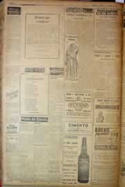 Página do jornal Correio do Ceará de março de 1953