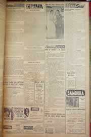 Página do jornal Correio do Ceará de março de 1953