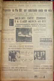 Página do jornal Correio do Ceará de março de 1953