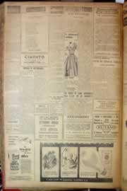 Página do jornal Correio do Ceará de março de 1953