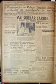 Página do jornal Correio do Ceará de março de 1953