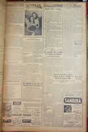 Página do jornal Correio do Ceará de março de 1953