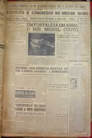Página do jornal Correio do Ceará de março de 1953