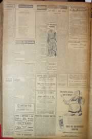 Página do jornal Correio do Ceará de março de 1953