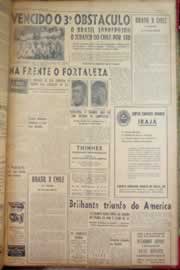 Página do jornal Correio do Ceará de março de 1953