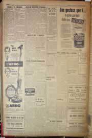 Página do jornal Correio do Ceará de março de 1953