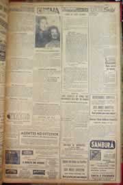 Página do jornal Correio do Ceará de março de 1953