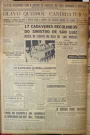 Página do jornal Correio do Ceará de março de 1953