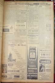 Página do jornal Correio do Ceará de março de 1953