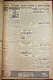 Página do jornal Correio do Ceará de março de 1953